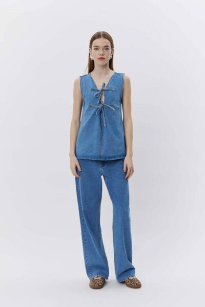 Top denim blue Sofie Schnoor