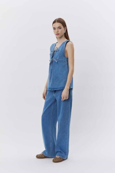 Top denim blue Sofie Schnoor