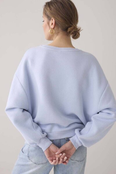 Sweatshirt vintage sweat powder blue Summum