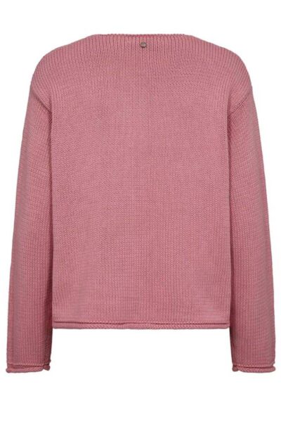 Bine v-neck knit cashmere rose Mos Mosh