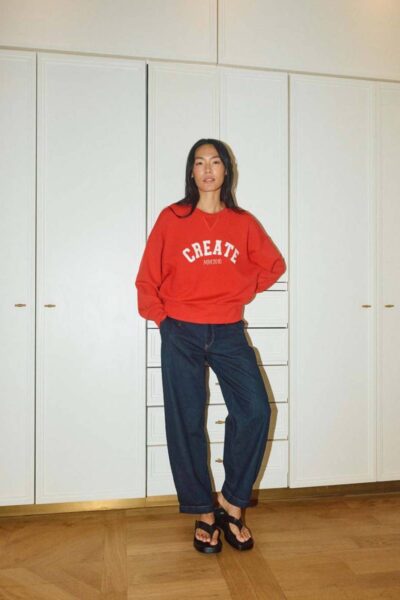 Celli sweatshirt chinese red Mos Mosh