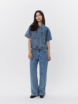 Shirt light denim blue Sofie Schnoor