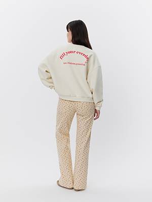 Sweatshirt off white Sofie Schnoor