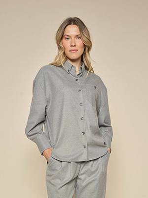 Sofie caia shirt sharkskin Mos Mosh