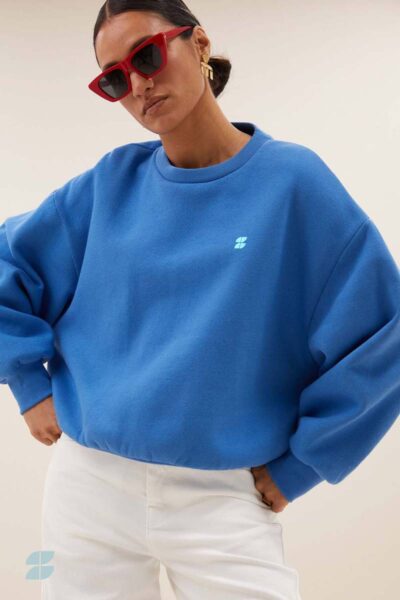 Bibi dancing sweater queens blue By-Bar Amsterdam